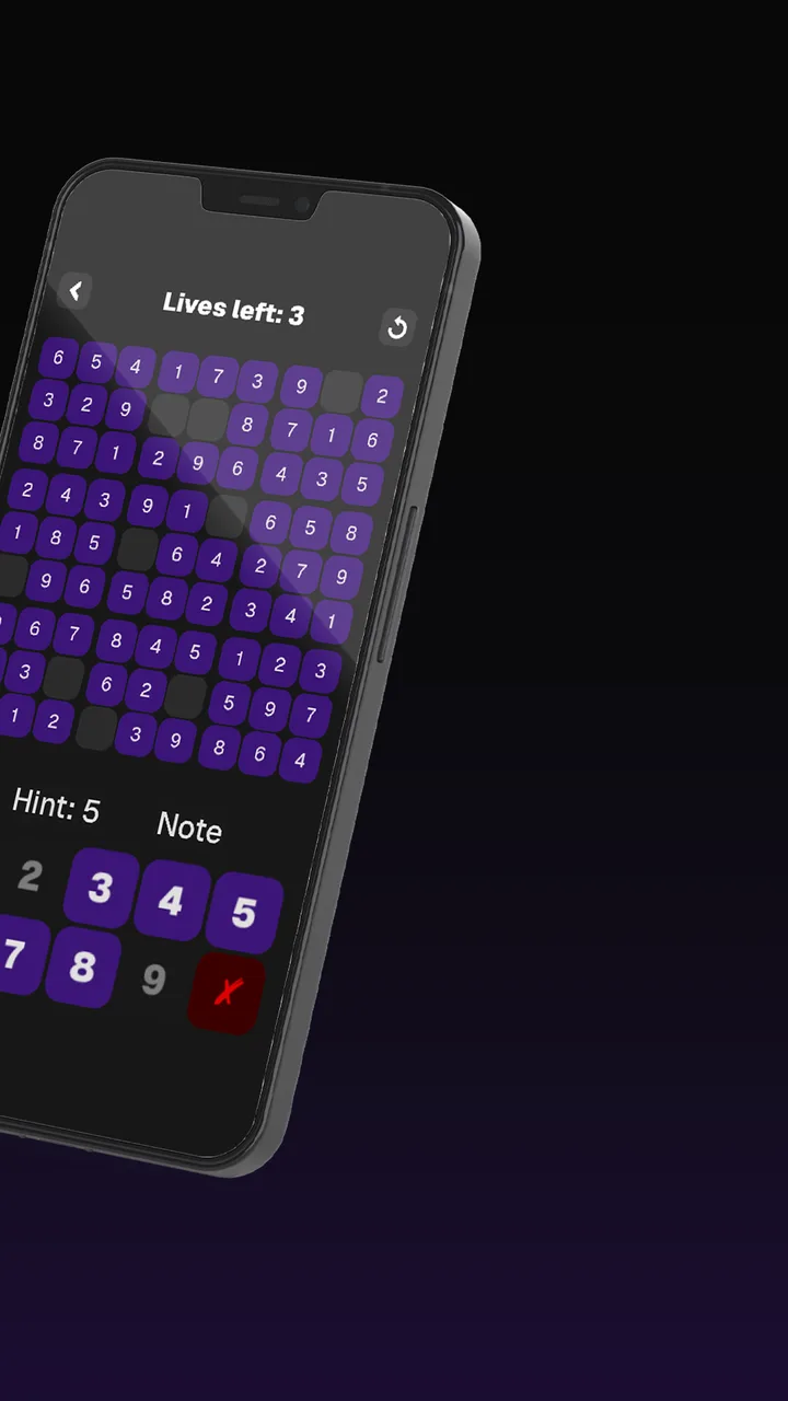 Sudoku screenshot 2